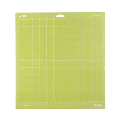 Standardgrip Machine Mat, 1" Grid, 12" x 12", Green, 2/Pack