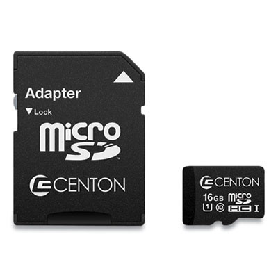 Microsdhc Memory Card With Sd Adapter, Uhs-I U1 Class 10, 16 Gb
