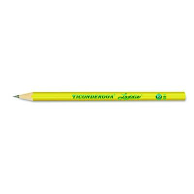 Ticonderoga Laddie Woodcase Pencil, Hb (#2), Black Lead, Yellow Barrel, Dozen