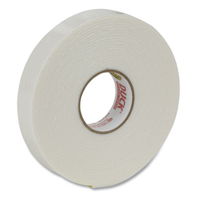 Double-Stick Foam Mounting Tape, Permanent, Holds Up To 2 Lb, 0.75" x 15 Ft, White