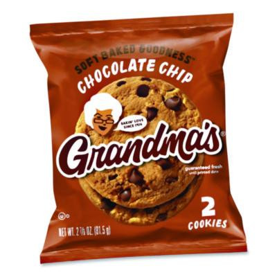 Cookies - Single Serve, Chocolate Chip, 2.5 Oz Packet, 60/Carton