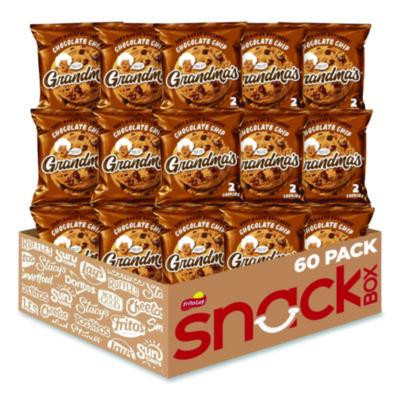 Cookies - Single Serve, Chocolate Chip, 2.5 Oz Packet, 60/Carton