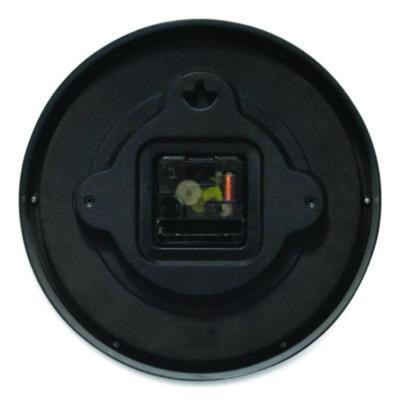 Metro Wall Clock, 9" Diameter, Silver Case, 1 Aa (Sold Separately)