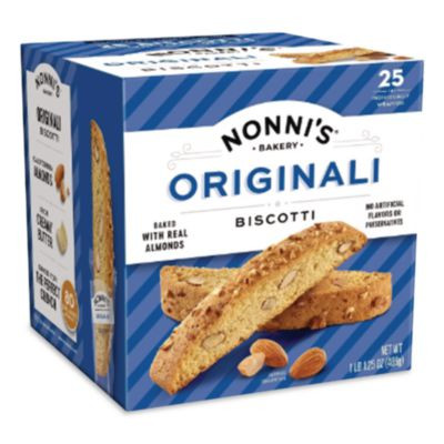 Biscotti, Classic Almond, 0.69 Oz Individually Wrapped, 25/Pack