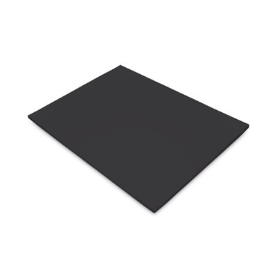 Tru-Ray Construction Paper, 76 Lb Text Weight, 18 x 24, Black, 50/Pack