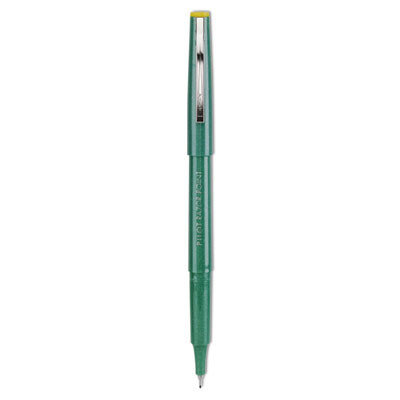 Razor Point Fine Line Porous Point Pen, Stick, Extra-Fine 0.3 Mm, Green Ink, Green Barrel, Dozen