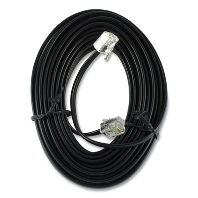 Line Cord, Plug/Plug, 25 Ft, Black