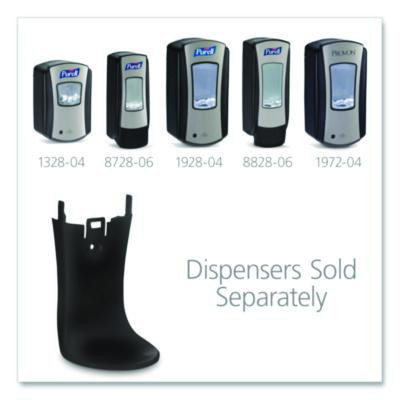 Shield Floor And Wall Protector For Adx And Ltx Dispensers, Black, 12/Carton