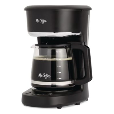 12-Cup Programmable Coffee Maker, Stainless Steel/Black