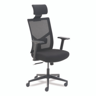 Mesh Back Molded Foam Task Chair, Supports Up To 275 Lb, Black Seat/Back