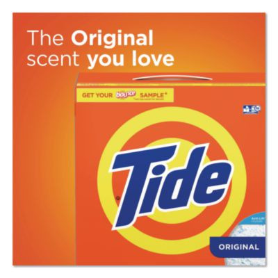 He Laundry Detergent, Tide Original Scent, Powder, 85 Oz Box
