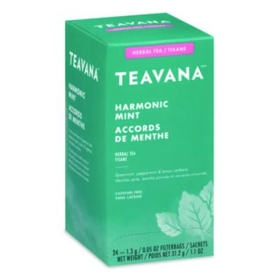 Teavana Tea Bags, Harmonic Mint Decaf, 0.05 Oz, 24/Box