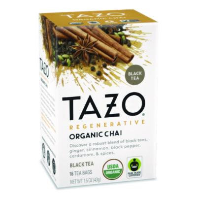 Tea Bags, Organic Chai, 16/Box
