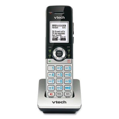Cm18045 Four-Line Business System Extension Handset For Cm18445 System, Silver/Black