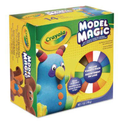 Model Magic Modeling Compound, Deluxe Variety Pack, Assorted Colors, 0.5 Oz Pack, 14 Packs
