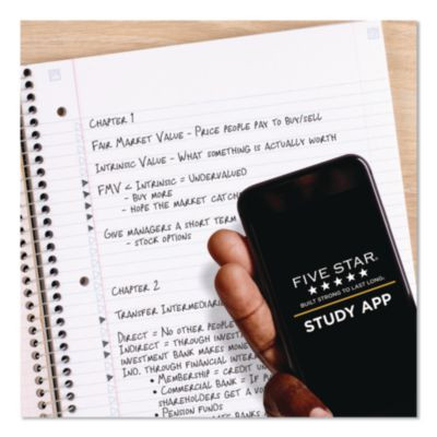 Wirebound Notebook, 3-Subject, Medium/College Rule, Fire Red Cover, (150) 11 x 8.5 Sheets