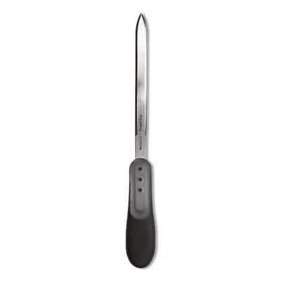 Kleenearth Recycled Letter Opener With Antimicrobial Protection, 9", Black