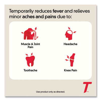 Extra Strength Caplets, Two-Pack, 50 Packs/Box