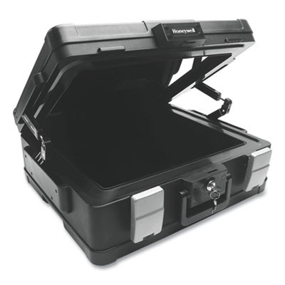 Waterproof And Fireproof Chest, 20 x 17.2 x 7.3, 0.39 Cu Ft, Black