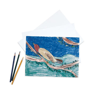 White Drawing Paper, 57 Lb Text Weight, 18 x 24, Pure White, 500/Ream