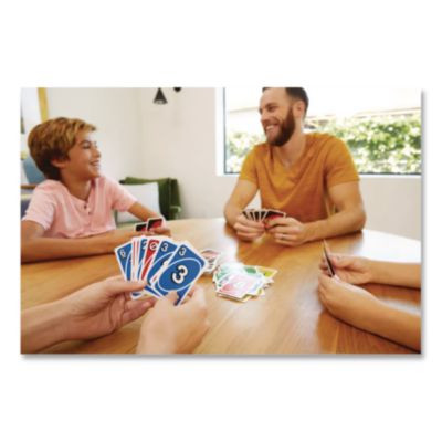 Uno Card Game, 2 To 10 Players, Ages 7 And Up, 108 Pieces
