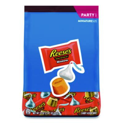 Miniatures Variety Party Pack, Assorted Milk Chocolates, 33 Oz Bag