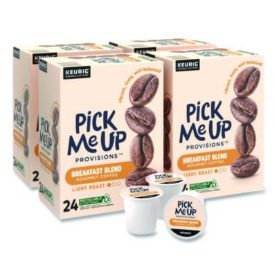Breakfast Blend Coffee K-Cups, 24/Box, 4 Boxes/Carton