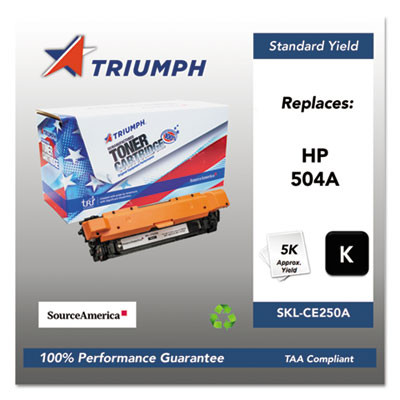 751000Nsh0979 Remanufactured Ce250a (504a) Toner, 5,000 Page-Yield, Black