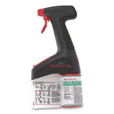Trushot 2.0 No Rinse Sanitizer, 9 Oz Cartridge, 4/Carton