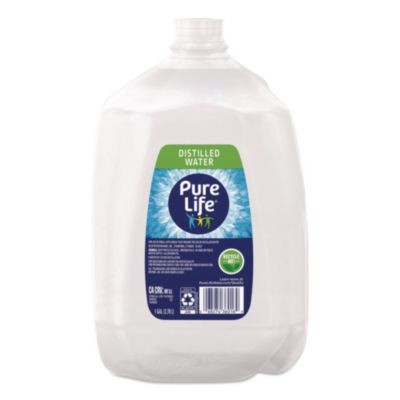 Distilled Water, 1 Gal Bottle, 6 Bottles/Carton
