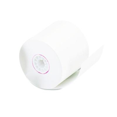 Impact And Inkjet Print Bond Paper Rolls, 0.5" Core, 2.25" x 128 Ft, White