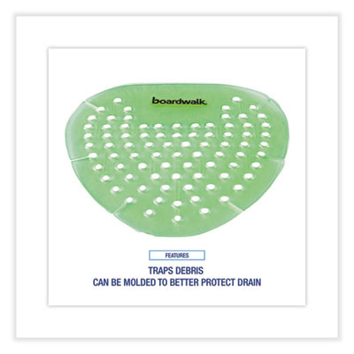 Gem Urinal Deodorizer Screen, Herbal Mint Scent, Green, 12/Box