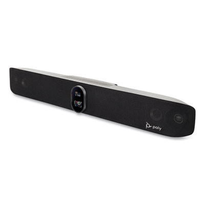 Poly Studio X70 All-In-One Video Bar, 1920 Pixels x 1080 Pixels, White