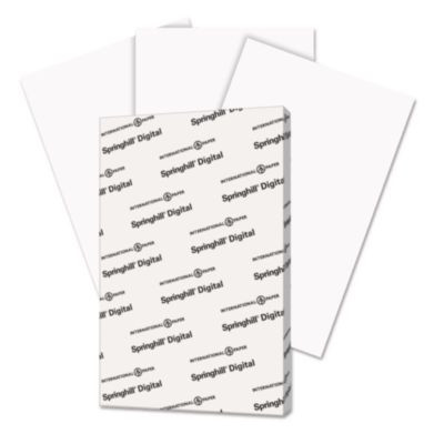 Digital Index White Card Stock, 92 Bright, 90 Lb Weight, 11 x 17, White, 250/Pack