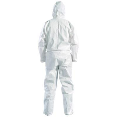 A50 Breathable Splash And Particle Protection Overalls, Zip Front, Hood, Elastic Wrists/Ankles, White, 2X-Large, 25/Carton