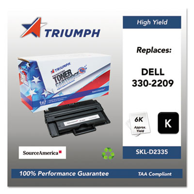 751000Nsh1086 Remanufactured 330-2209 High-Yield Toner, 6,000 Page-Yield, Black