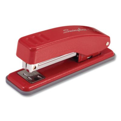 Cub Compact Metal Staplers, 20 Sheet Capacity, Rio Red