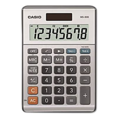 Ms-80b Tax And Currency Calculator, 8-Digit Lcd