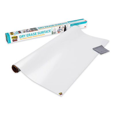 Dry Erase Surface, Laminate Film, 72" x 7 Mil x 48", White