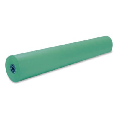 Rainbow Duo-Finish Colored Kraft Paper, 35 Lb Wrapping Weight, 36" x 1,000 Ft, Aqua
