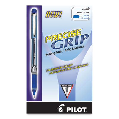 Precise Grip Rollerball Pen, Stick, Extra-Fine 0.5 Mm, Blue Ink, Blue Barrel