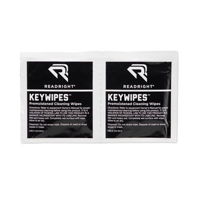 Keywipes Keyboard Wet Wipes, 6.88 x 5, Unscented, 18/Box