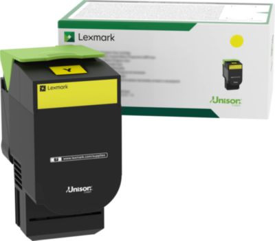 70C00Yg Return Program Toner, 1,000 Page-Yield, Yellow