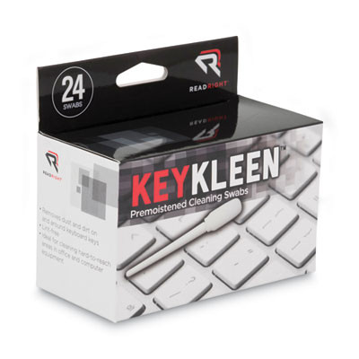 Keykleen Premoistened Cleaning Swabs, 24/Box