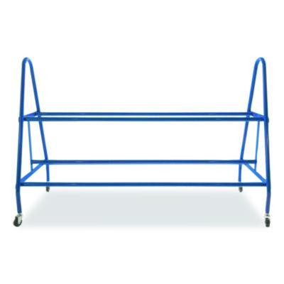 Heavy-Duty Deluxe Ball Cart, Metal, 132 Lb Capacity, 17.5 x 59 x 35.75, Blue