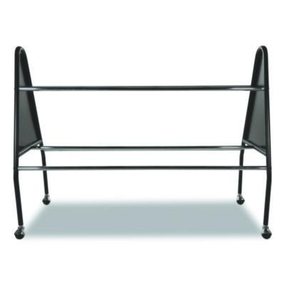 Heavy-Duty Ball Cart, Metal, 132 Lb Capacity, 18 x 51 x 38, Black