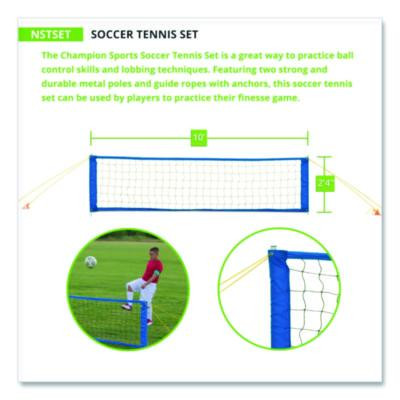Soccer Tennis Net, 28" x 10 Ft
