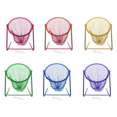 Multipurpose Target Net Set, 16" x 12.5", 15" Diameter, 6 Assorted Color Nets