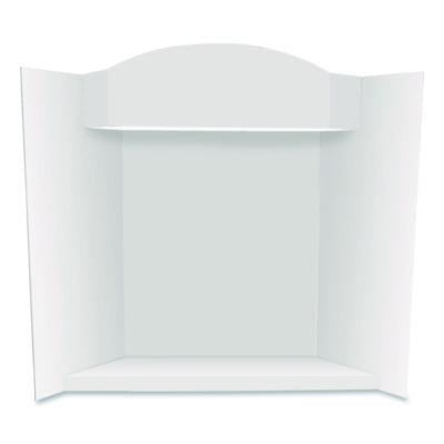 Stage It Display Board, 37" x 44", 1-Ply, Corrugate, White, 5/Pack
