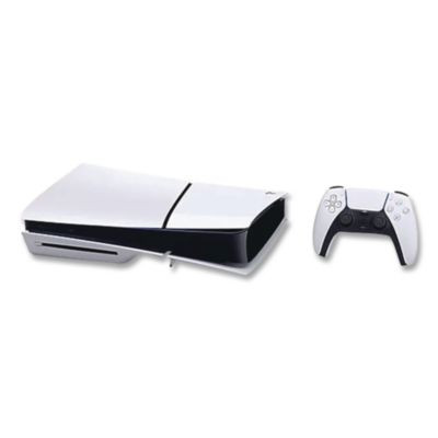 Playstation 5 Slim Console, White/Black